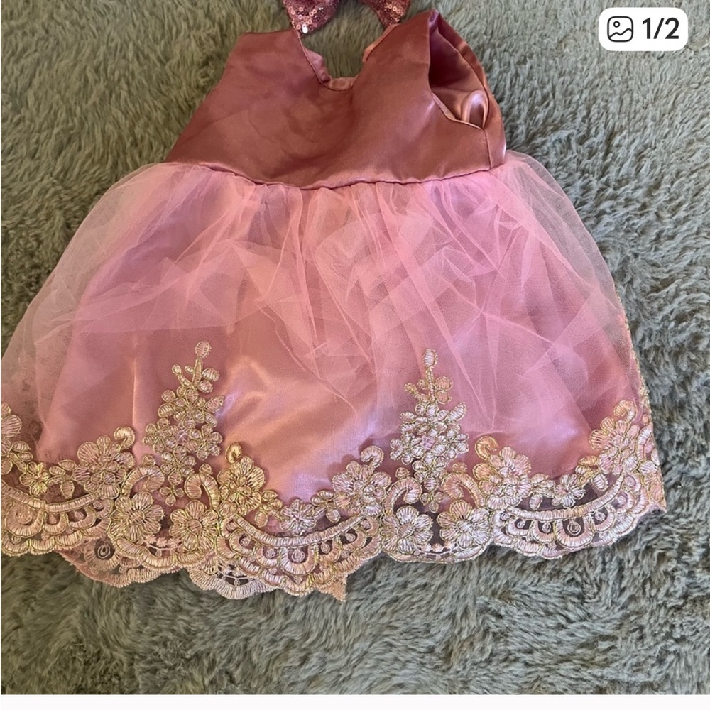 SHEIN *NEW* Pink and Purple Baby Dress